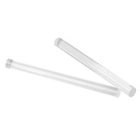 Tige en plexiglas transparent, tige/barre en acrylique/PMMA personnalisée, diamètre 1-400 mm, colonne de cristal, guide de lumière, moules de traitement
