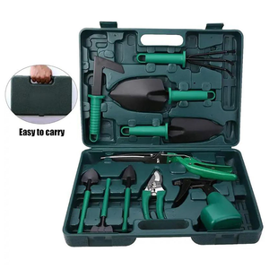 Nhiệm Vụ Nặng Nề Tự Làm Thép Không Gỉ Công Cụ Vườn Kit Bao Gồm Trowel Pruner Rake Phun Rau Thảo Mộc Làm Vườn Công Nghiệp OEM - Product Image 1