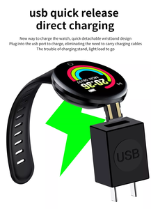 2025 New Arrivals 1.44Inch D18 Vòng Màn Hình Thông Minh Đồng Hồ Trái Tim Tỷ Lệ Màn Hình Huyết Áp Huyết Oxy Smartwatch - Product Image 5