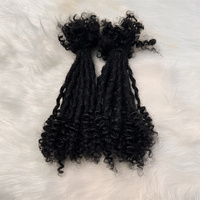 [Jiffy/Hohodreads] Extensions de cheveux naturels bouclés et rebondissants, dreadlocks en cheveux humains, extensions de locs faciles à décolorer et à teindre
