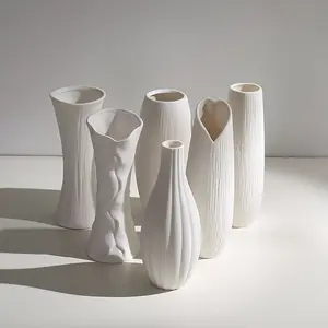 KERAMIK VASE Neue moderne Luxus-Blumenvasen aus Keramik porzellan im Floreros-Marmors til für Wohnkultur