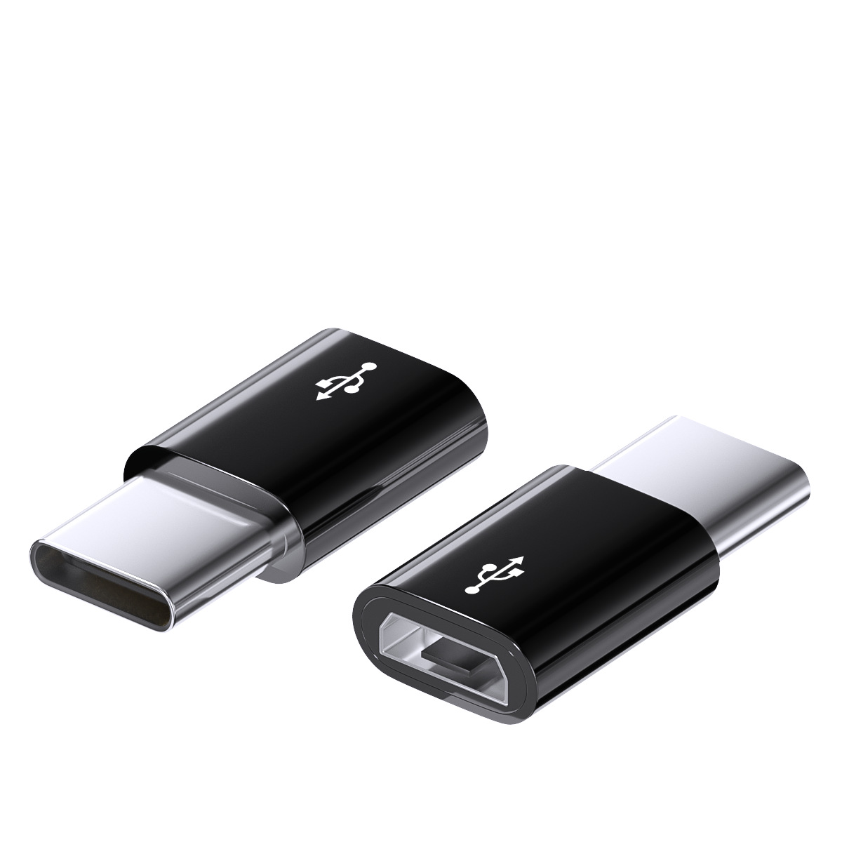 Android a TYPE-C Corto Negro