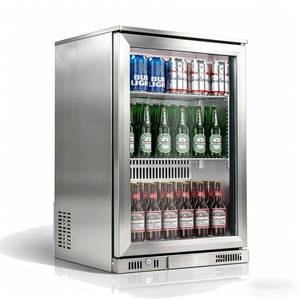Soft Food & Drink Display <b>Cooler</b> 145L <b>Mini</b> Bar Fridge for Home Supermarket Beverage Storage - Product Image 1