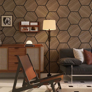 Panneaux acoustiques d'isolation phonique, revêtement mural en MDF, polyester, Akupanel, design 3D, panneau mural pour la décoration de la maison - Product Image 5