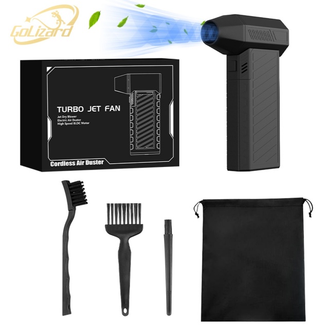 131000RPM Portable Cordless air duster Jet Gun Mini Turbo Jet Fan 180W Electric Handheld Car Dryer Blower Barber air duster