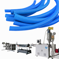 Machine de fabrication de tuyaux ondulés numériques avec système d'enroulement automatique pour la production de tuyaux flexibles en PE, PP, LLDPE