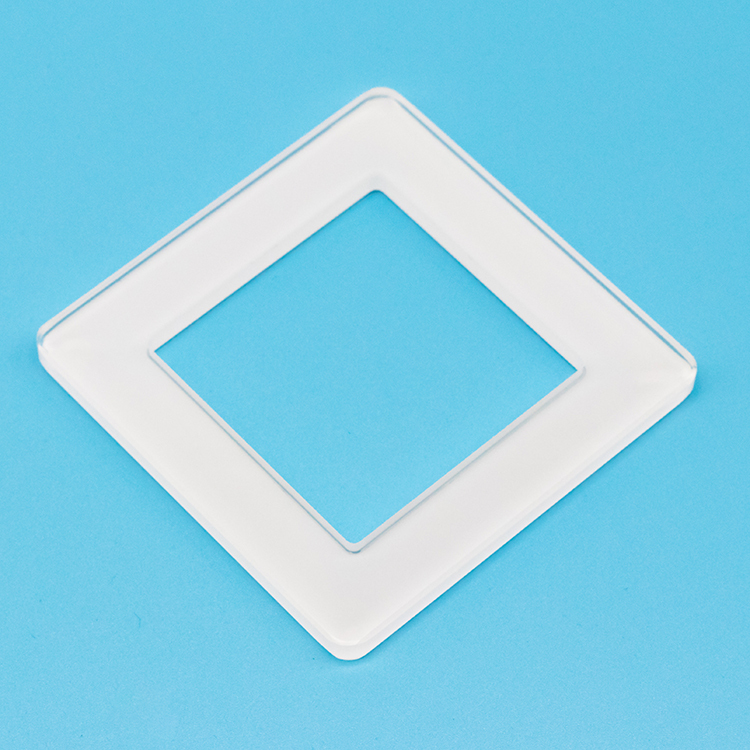 White Square Hole Ultra Clear Float