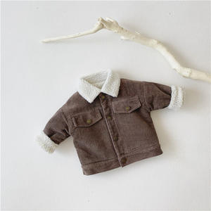 Enfant en bas âge bébé garçons vestes d'hiver enfants manteau chaud enfant Outwear bébé vêtements épaissi polaire velours côtelé veste enfant velours côtelé veste - Product Image 4