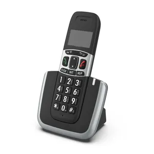 Pstn dect telefone sem fio portátil, terra