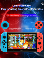 Desain baru gadget game mikrofon suara stereo kartu TF 16G layar warna X80 joystick konsol game genggam