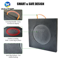 Tapis de support Waytop en PEHD résistant aux intempéries pour grue mobile, camion-citerne, camion de pompiers, base de sécurité pour grue, patins de stabilisation