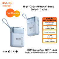Ringkas dan Ringan 20000mAh 45W PD Kabel Ganda Terintegrasi Layar HD 4-Perangkat Disetujui Maskapai Penerbangan Power Bank OEM MH811