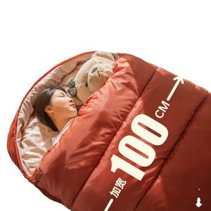 Sac de couchage confortable pour adulte, hiver, épais, anti-froid, enveloppe, camping en plein air, voiture, bureau, sieste, double usage, polyester, 230 cm - Product Image 2