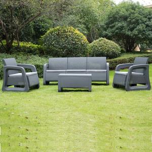 Vente <span class=keywords><strong>en</strong></span> gros <span class=keywords><strong>de</strong></span> canapés <span class=keywords><strong>de</strong></span> salon 5 places <span class=keywords><strong>en</strong></span> <span class=keywords><strong>plastique</strong></span> imperméable pour les jardins extérieurs, les restaurants modernes et les hôtels, ensemble <span class=keywords><strong>de</strong></span> meubles - Product Image 4