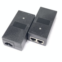 Injecteur PoE passif 12W 12V 24V 48V 0.5A 1A 1000Mbps CE FC KC CCC PoE Ethernet Switch Alimentation Double adaptateur Voip RJ45