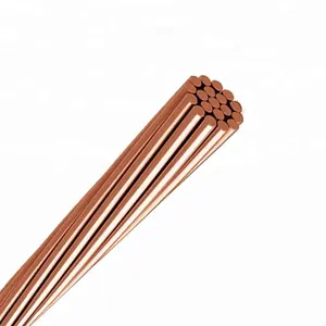 OEM Factory Stranded 1.5mm 2.5mm 4mm 6mm 10mm 16mm 25mm 35mm 50mm 70mm2 95mm 120mm 150mm Cable Bare Copper Conductor Wire