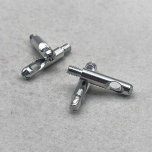 Dunway 4-In-1 Connector M6 Carbon Steel Zinc Plated For <b>Wardrobe</b> Shelf Supports - Product Image 4
