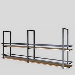 Étagère de rangement suspendue en fer forgé pour bar, comptoir de restaurant, armoire suspendue au plafond, casier à <span class=keywords><strong>vin</strong></span>, mobilier de maison - Product Image 5