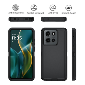 <span class=keywords><strong>Coque</strong></span> de téléphone personnalisée en gros pour iPhone 15 Pro Max 3 en 1 Protection <span class=keywords><strong>Otter</strong></span> étui antichoc pour Moto G stylet 2025 sans support - Product Image 3