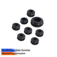 Meaofeta junta de goma Fkm personalizada de alta calidad Epdm silicona cableado ojal protector de Cable plano ojal de goma