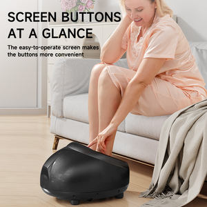 Masajeador de Pies Shiatsu Personalizado con Rodillos, Calor, Presión de Aire, Control Remoto Inalámbrico, Recargable por USB, Eléctrico - Product Image 4