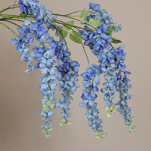 Fleur artificielle en soie de glycine en <span class=keywords><strong>cascade</strong></span> (Cassia Fistula) pour la décoration intérieure et les décorations d'arche de mariage - Product Image 2