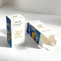 Personalisierte Faltschachtel mit Goldfolienprägung Spezialpapier Matte Oberfläche Papierbox