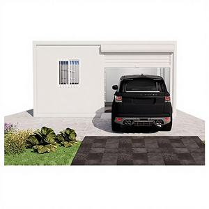 โรงรถที่สร้างจากตู้คอนเทนเนอร์ที่ทนทาน พร้อมประตูม้วนอัตโนมัติและตะแกรงหน้าต่างที่ปลอดภัยสำหรับจัดเก็บยานพาหนะ - Product Image 4