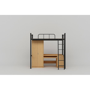 <span class=keywords><strong>Lit</strong></span> <span class=keywords><strong>superposé</strong></span> en métal OEM/ODM, personnalisable (marque et style), pour dortoir scolaire, avec bureau en dessous, à prix compétitif directement du fabricant - Product Image 4