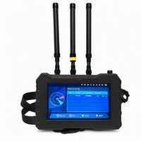 Détecteur UAV portable 2,5 km, balayage RF pleine bande 70 MHz-6,2 GHz, suivi de localisation de l'opérateur, balayage bimode pour extérieur, stades et lieux publics