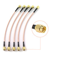 Conjunto de cable coaxial 3G/4G/5G/LTE equipo de red SMA macho antena extensor Cable adaptador conector de puente