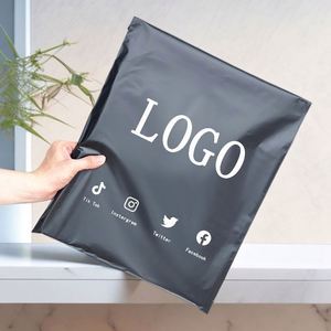 Eco Mailers Custom Logo Matte Bright Mailing Bag for Shipping Clothing <b>Clothes</b> Apparel Packaging <b>Printed</b> Plastic Poly Bags - Product Image 1