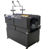 SMFM390GPRO 14 pouces feuille Sleeking numérique chauffage à l'huile colle froide machine à plastifier avec coupe automatique tour automatique et fonction d'alimentation automatique