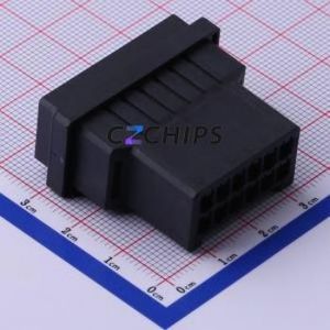 178964-6 Housing (Wire-to-Board / Wire-to-Wire) P=3.81mm Connector 2x6P 3.81mm 5.08mm 2 - Product Image 1