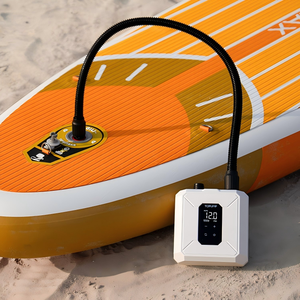 Pompe à air électrique pour <span class=keywords><strong>paddle</strong></span> board 20 PSI, pompe à air SUP portable, <span class=keywords><strong>gonfleur</strong></span> rapide pour <span class=keywords><strong>paddle</strong></span> board gonflable, kayaks, bateaux et matelas pneumatiques - Product Image 1