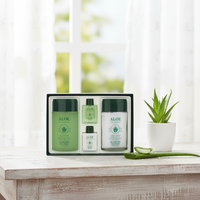 ALFREDO FEEMAS Soin Coréen K-Beauty 2-en-1 pour Femme : Soin Visage à l'Aloès avec Tonique, Lotion et Crème – Kit 3-en-1 Revitalisant pour la Peau