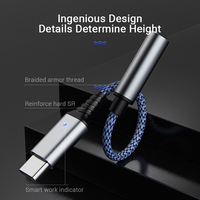 Adaptateur Jack pour casque Audio, de Type C à 3.5mm, USB C à 3.5mm, cordon à Dongle Audio, Compatible avec Pixel, samsung, oneplus, iPad