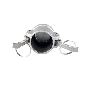 Conector Rápido de Acero Inoxidable Tipo DC de Alta Presión con Tapa de Extremo Hembra a Presión para Tubería de Agua Plegable - Product Image 2