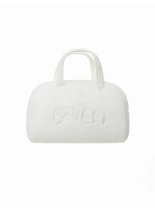 Borsa per asciugamano da spiaggia di lusso a mano alla moda in stile bianco puro alla moda - Product Image 2