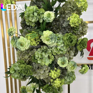 ดอกไม้ประดิษฐ์ LEDA ดีไซน์ใหม่ ดอกไม้สีแดง ตกแต่งซุ้มโค้ง ดอกไม้ต้อนรับสำหรับงานแต่งงาน - Product Image 5