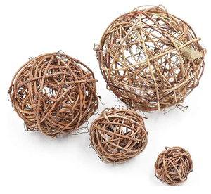 Tự Nhiên Wicker Khô Grapevine Nho Quả Bóng Hình Hoa Bình Phụ Wedding Đảng Bảng Trang Trí Giáng Sinh X'mas Vườn - Product Image 2
