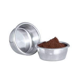 Recipiente para Polvo de Cafetera, Individual/Doble, 51mm, Universal, Accesorios de Limpieza, Diseño Simple de Alta Gama, Metálico, Reutilizable, Familiar - Product Image 3