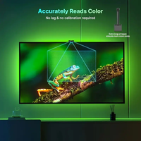 Tira de Luz LED Inteligente para TV y PC de 5 Metros, con USB, Sincronización con Pantalla Tuya, Luz Ambiental, Cámara, SMD5050 RGBIC, Regulable