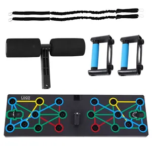 Venta al por mayor Fitness plegable entrenamiento muscular Push-up Bar gimnasio Fitness sistema Push Up Rack Board Sit Up Push Ups