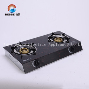 Cocina de Gas Independiente de 2 Quemadores con Encendido Electrónico y Control por Perilla, Vidrio Templado de 6mm, para Hogar, Hotel y Exteriores - Product Image 5