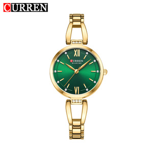 Montre Femme CURREN 9092 Antique Coin Sport Business Fashion, Boîtier en Alliage, Bracelet en Acier Inoxydable, Mouvement à Quartz, Luxe Édition Limitée - Product Image 1