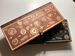 Hucha de Ahorro Personalizada para Vacaciones, Caja de Ahorro de Madera Personalizada para <span class=keywords><strong>Viajes</strong></span>, Luna de Miel - Product Image 6