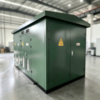 Subestación Compacta en Caja de 500kVA con Certificación CE ZHUOLI para Transmisión de Energía Eléctrica, IP54, Modelo Híbrido Personalizado de Doble Capa con Bloqueo