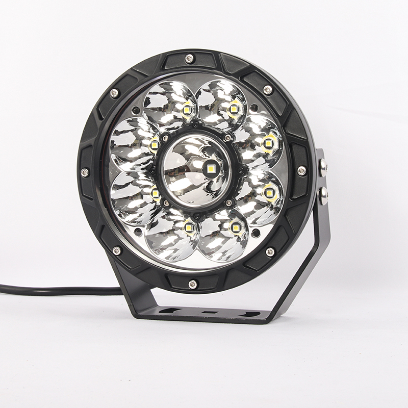 2023 New High Power 7'' 60W LED Work Light 6300LM Outdoor Laser LED Driving Spot Light