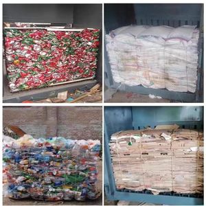 Mesin Pemadat Sampah Botol Plastik PET Bekas / Mesin Penghancur Kertas Bekas Karton Hidrolik - Product Image 2